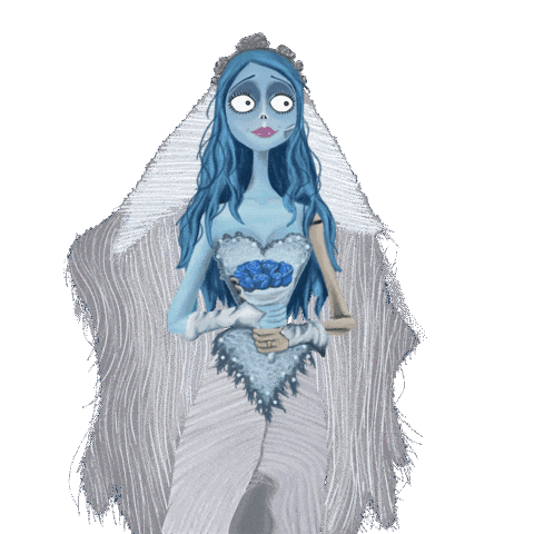 Tim Burton Halloween Sticker