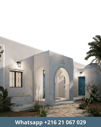 Architecture Djerba Sticker by visavis immobilier