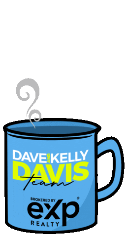 EXPdaveandkellydavis giphyupload coffee good morning real estate Sticker