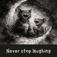 Black And White Laughing GIF