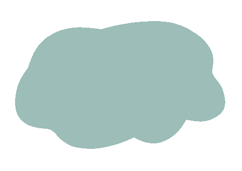 Cloud Blob Sticker by Poca Poca Studio