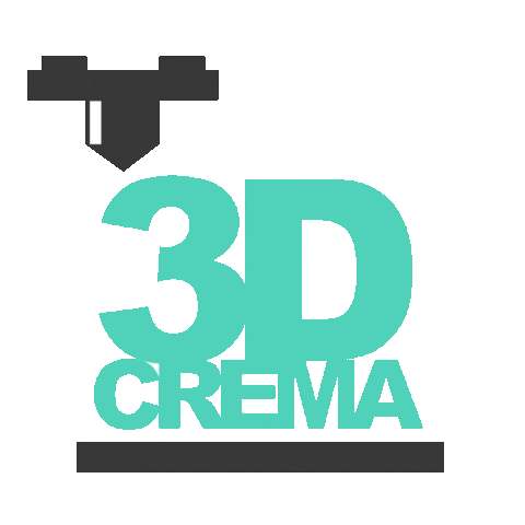 logo d Sticker by Stampa 3D Crema