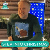 Step Into Christmas GIF by Magic Radio