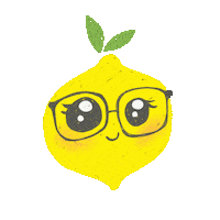 Bright Eyes Lemon Sticker