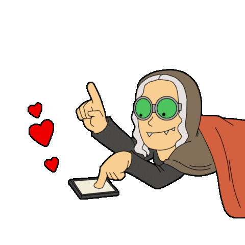 Pareja 사랑해 Sticker by 3dFrankenPunks