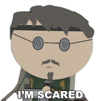 Scared Sticker by South Park