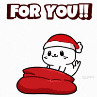 Merry Christmas GIF by Sappy Seals