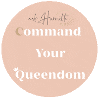 Command Your Queendom Sticker by Ask Harriette