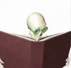 Twitter Skeleton GIF