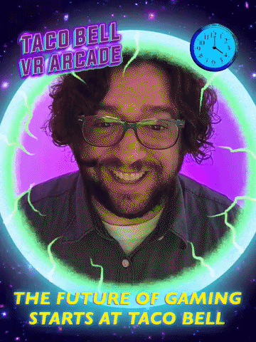 vrarcade GIF by Taco Bell VR Arcade