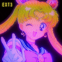 Polygon1993 art anime glitch 90s GIF