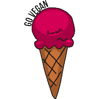 Happy Ice Cream Sticker by Sharbets