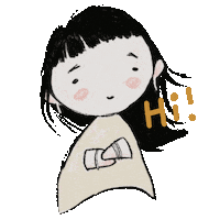 Happy Girl Sticker
