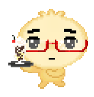 안경만두 Sticker