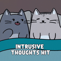 Overthinking Middle Of The Night GIF by MESA My Emotional Support Animal