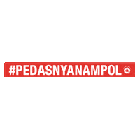 Pedas Warning Sticker by Sambel Cap Jempol