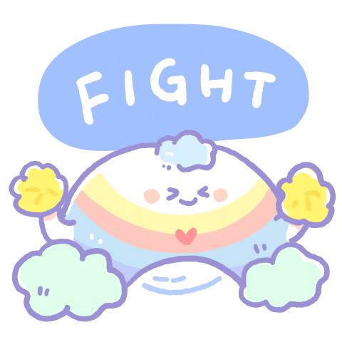 Fight Smile Sticker