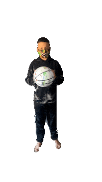 Basketball Facemask Sticker by Brianna Salinas