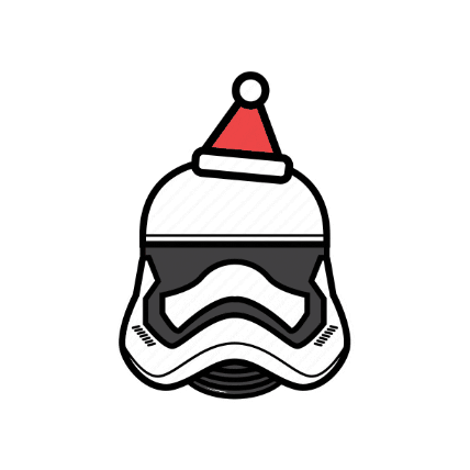 Star Wars Christmas Sticker