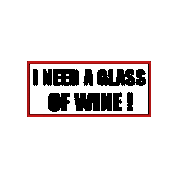 Drunk Red Wine Sticker by Objectif Vin