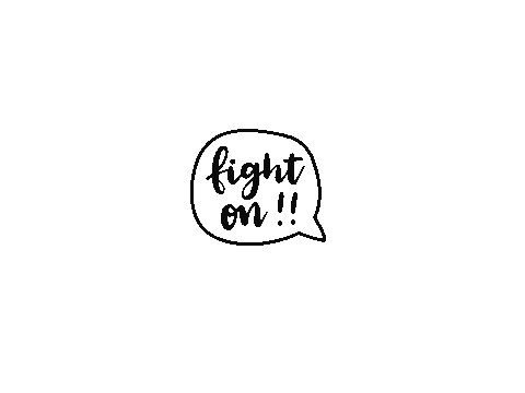 Motivation Fight On Sticker by The Jomu Co