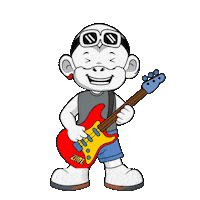 Rock Smile Sticker by Zhot