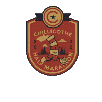 RACEPENGUIN racepenguin chillicothe race penguin chillicothe half marathon Sticker