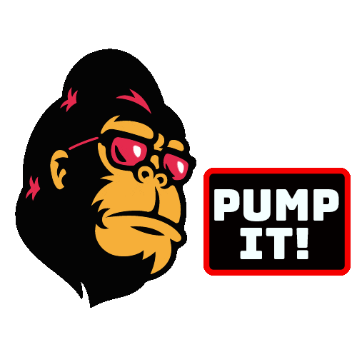 FEGtoken crypto up pump gorilla Sticker