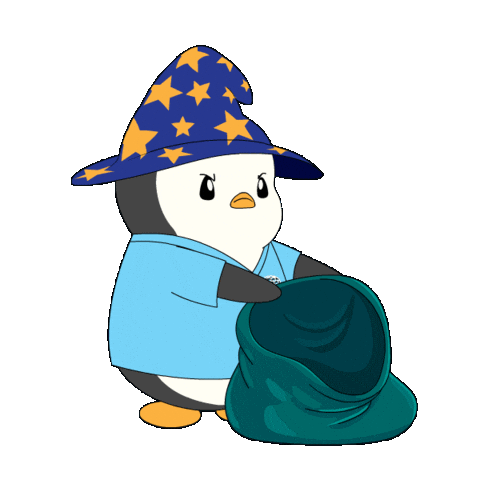 Rob Bank Robbery Sticker by Pudgy Penguins