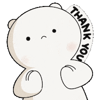 Mood Thanks Sticker