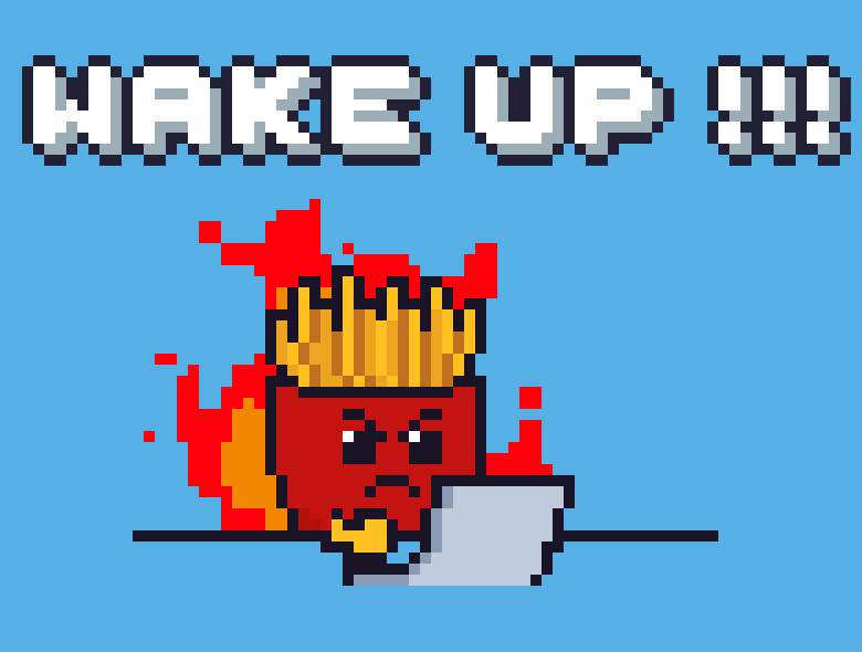 Angry Wake Up GIF by Potatozzz by 9GAG