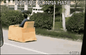 driving like a boss GIF