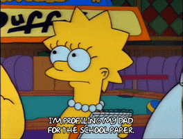 Season 3 Paper GIF by The Simpsons