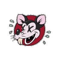 Ratpack Dergrimm Sticker by Youngheartedtattoo