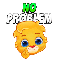 That Is Ok No Problem Sticker by Lucas and Friends by RV AppStudios