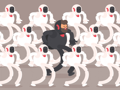 robots GIF by James Curran