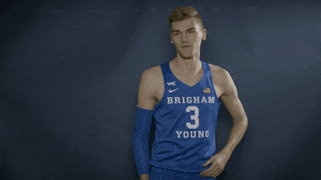 Byu Basketball Gocougs GIF by BYU Cougars