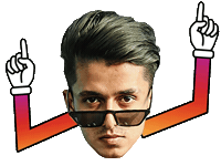 Oreoharsh Sticker by BORN ON INSTAGRAM
