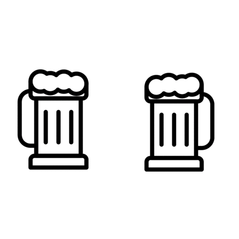 Beer Cafe Sticker by GadgetGekkies