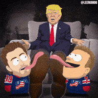 Bootlicking Donald Trump GIF