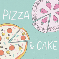 pizza cake GIF by evite