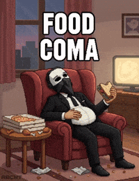 Tired Dinner GIF by ABCNT