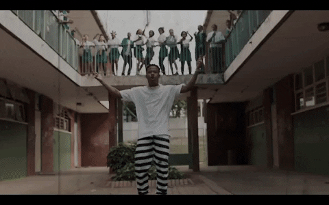 universalafrica giphygifmaker celebrate jump high school GIF