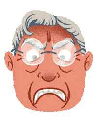 mallowscreme angry mad politics politica Sticker