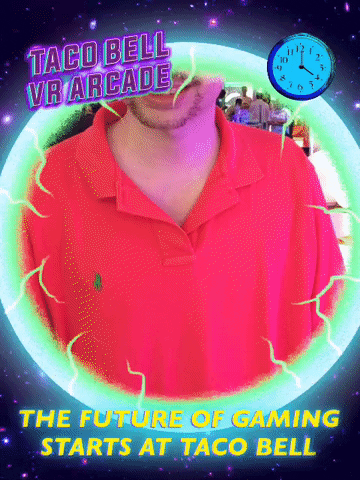vrarcade GIF by Taco Bell VR Arcade