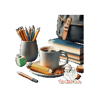 Back To School Sticker by The Coffee Twins