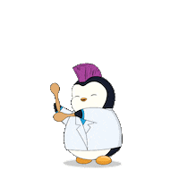 Periodic Table Health Sticker by Pudgy Penguins