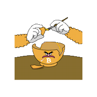 Bitcoin Meme Sticker by herecomesbitcoin