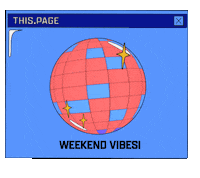 Weekend Vibes Sticker by This Page Amsterdam