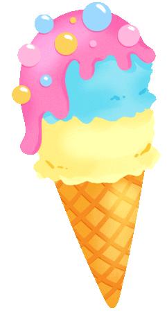 Summer Ice Sticker by Super Streusel